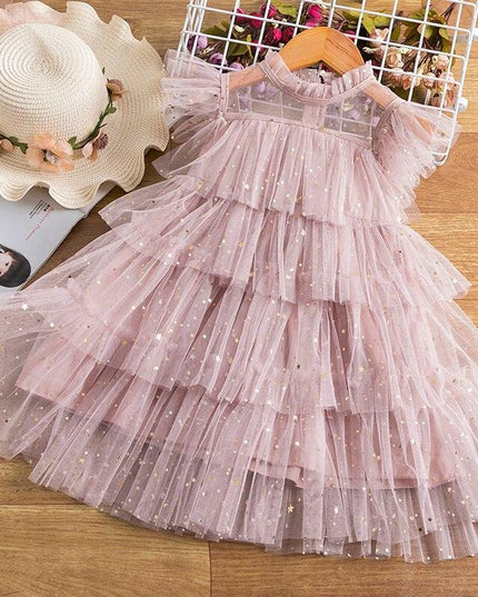 Adorable Pink Polka Dot Dress for Toddler's Celebratory Moments