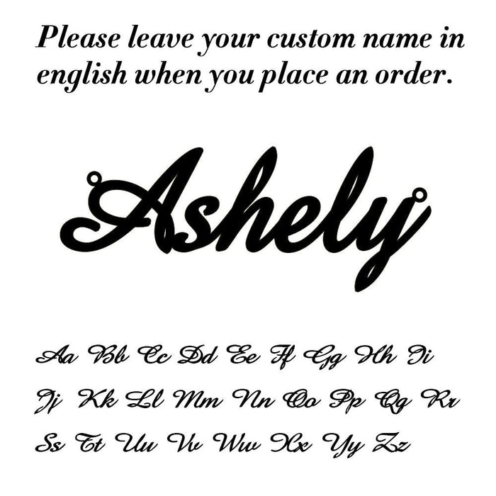 Personalized Stainless Steel Dual Name Band for Couples