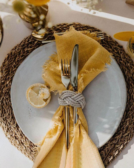 Elegant 20-Piece Cotton Napkin Collection for Sophisticated Dining