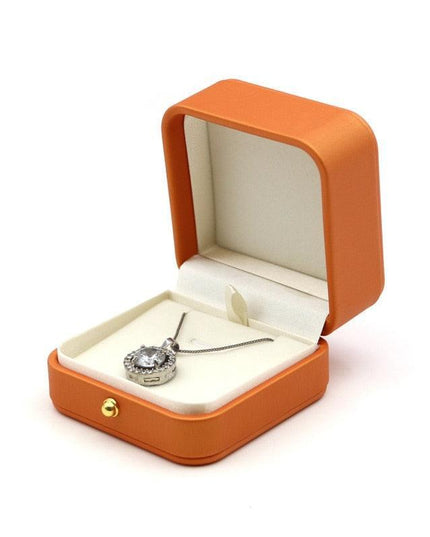 Elegant PU Leather Jewelry Organizer with Secure Storage Compartments