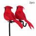 Exquisite Handcrafted Feathered Parrot Sculpture for Stylish Garden and Home Decor