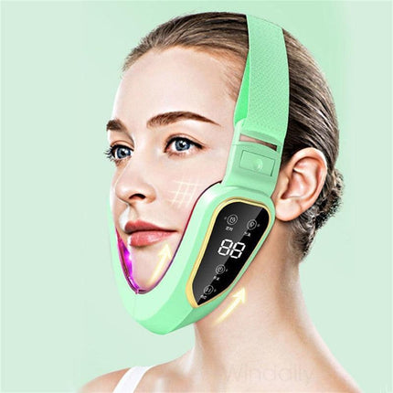 Radiant Contour Facial Sculpting Device: Advanced LED Light Therapy & Intelligent Massage Features