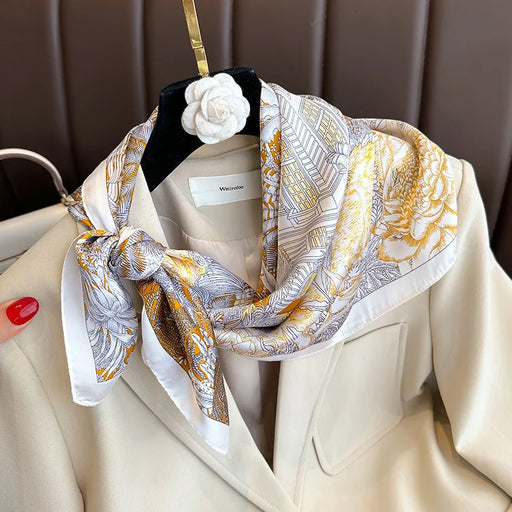 Exclusive Fashion Square Scarf - Elevate Your Style with Luxury and Charm