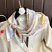 Luxurious Silk Feel Square Scarf - Transform Your Look with Elegance and Sophistication