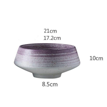 Elegant Purple Rhyme Stoneware Dining Set for a Chic Table Experience