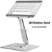 Premium Adjustable 360° Rotating Tablet and Laptop Stand - Durable Aluminum Alloy Holder