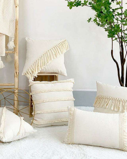 Chic Bohemian Tassel Pillow Sham Collection