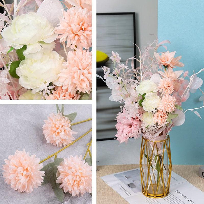Elegant Pink Silk Roses - Timeless Floral Luxury