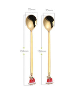 gold bell spoon