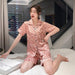 Sleek Leopard Pattern Cozy Lounge Ensemble: Stylish Comfort for Today’s Woman