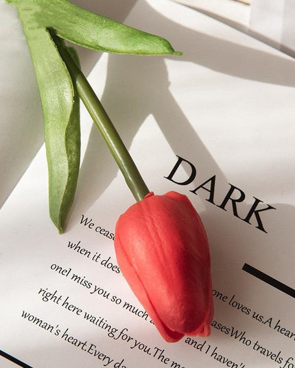 Lifelike 31-Piece Artificial Tulip Arrangement - Colorful Floral Centerpiece