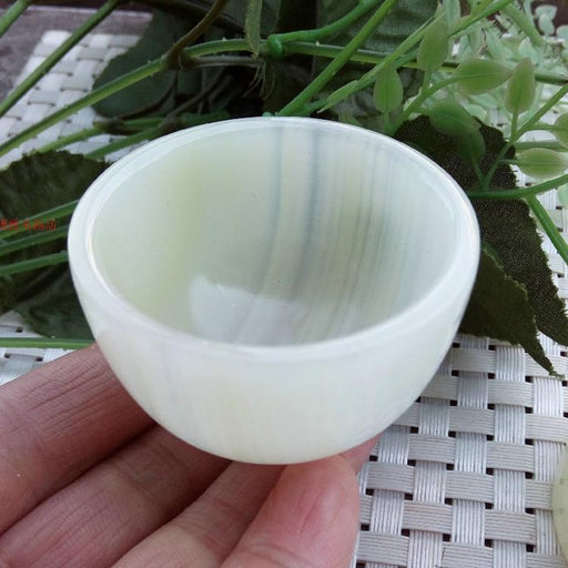 Handcrafted Afghanistan Jade Tea Cup - Handmade Stone Cup for Gongfu Tea Ceremony