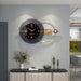 Elegance Elevated Botanica Modern Minimalist Wall Clock - Stylish Timepiece for Your Space