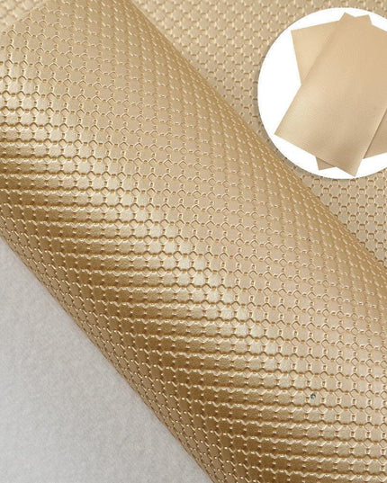 Argyle Patterned Faux Leather Craft Sheet - Perfect for DIY Projects, 20*33cm