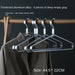 Aluminum Clothes Hanger Storage Solution for Men's Closet