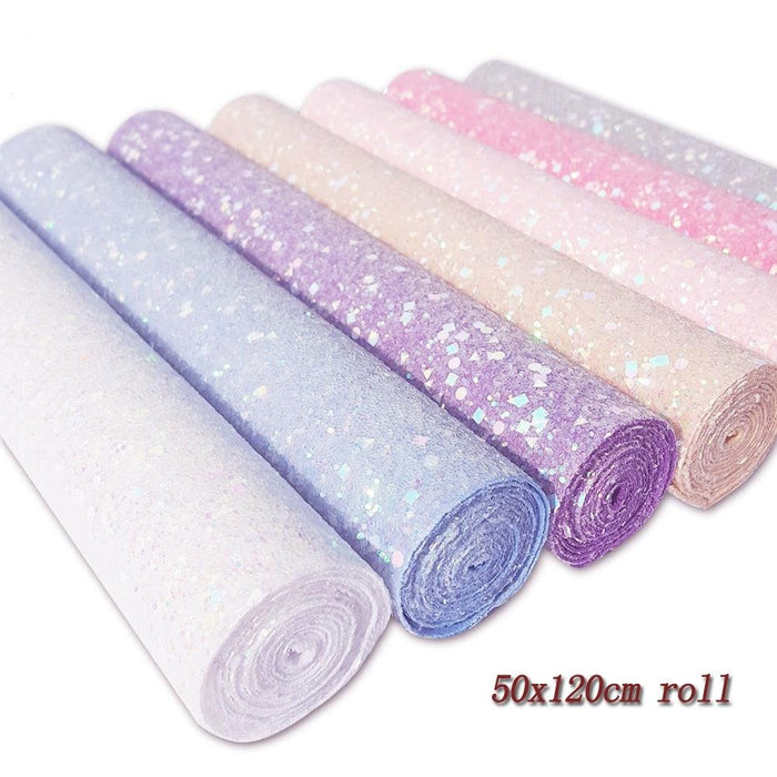 Crafting Magic: Sparkling Glitter Leather Roll for DIY Projects