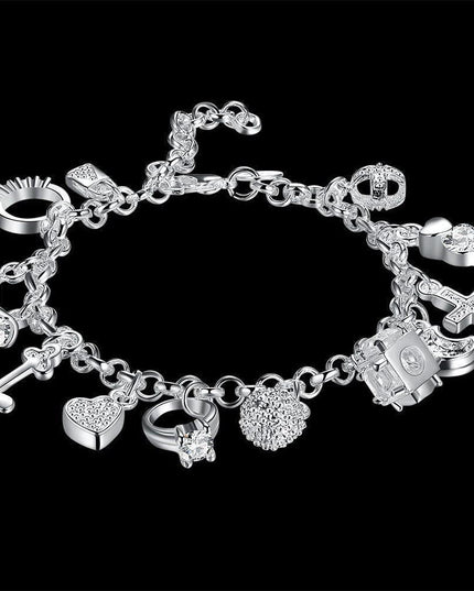 Starlit Dreams Jewelry Set - Luxurious 925 Sterling Silver Crystal Collection