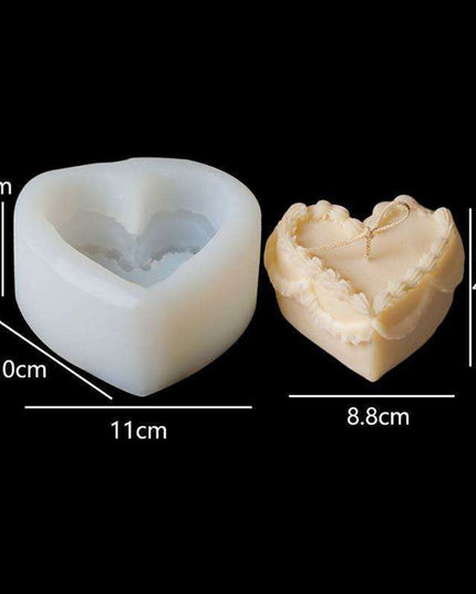 Creative Love Heart Silicone Baking and Crafting Mold