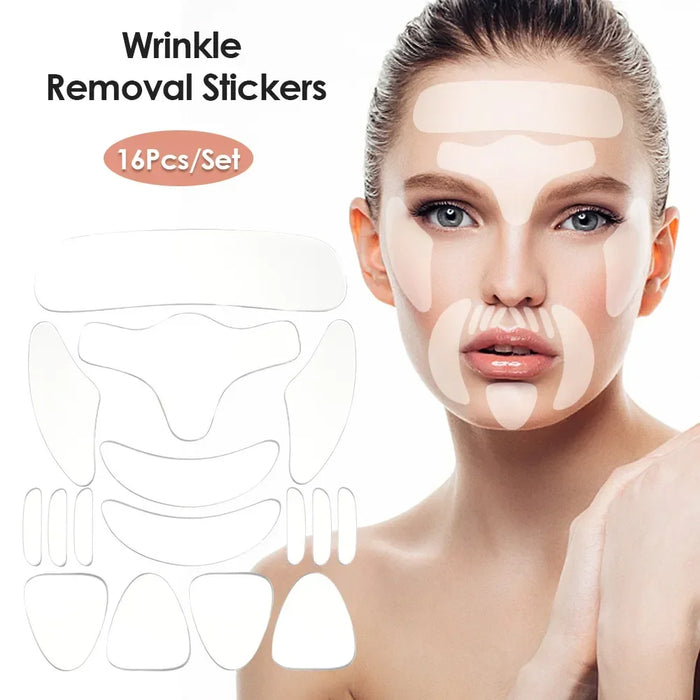 Silicone Anti-aging Wrinkle Reducer Patches - Face Lifting Stickers