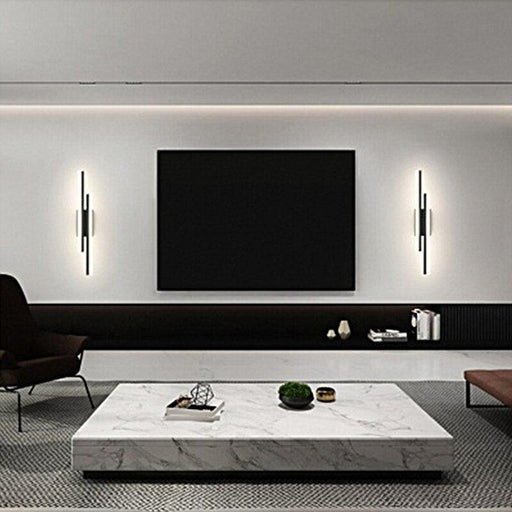 Sleek Modern LED Wall Sconce with Long Strip Design for Bedroom, Living Room, and Hallway