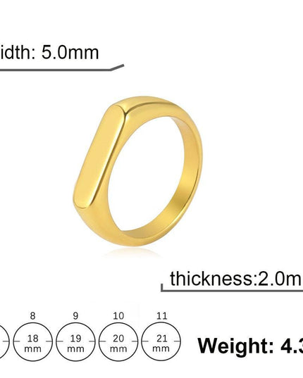 Unisex Classic Gold Wedding Band - Timeless Versatility for All Occasions