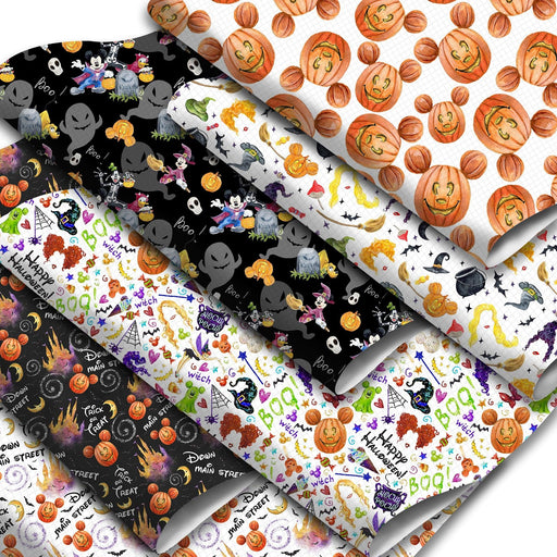 Mickey Mouse Halloween Synthetic Leather Craft Sheets - DIY Crafting Material