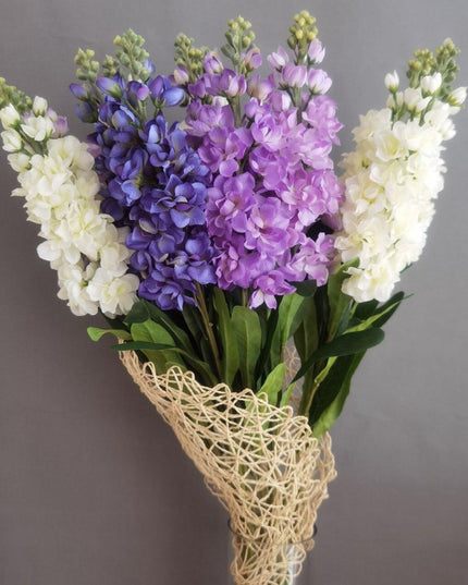 Lifelike Silk Hyacinth Flower Stem - Elegant Artificial Floral Accent