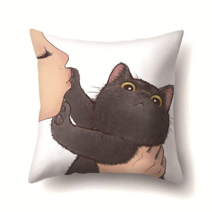 Pawsitively Adorable Cat Lover's Pillowcase