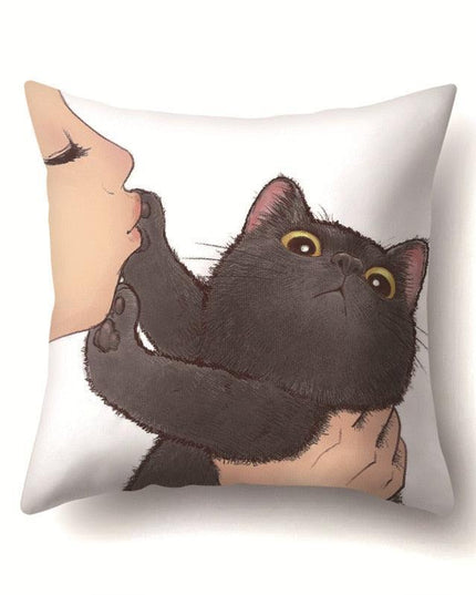 Pawsitively Adorable Cat Lover's Pillowcase