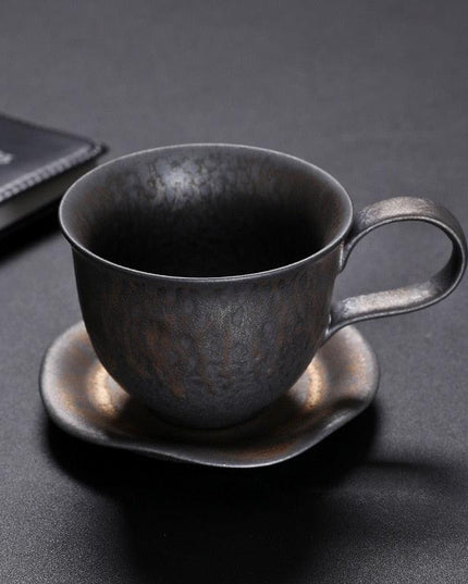 Artisan Vintage Japanese Stoneware Mug Set for Coffee and Tea Lovers