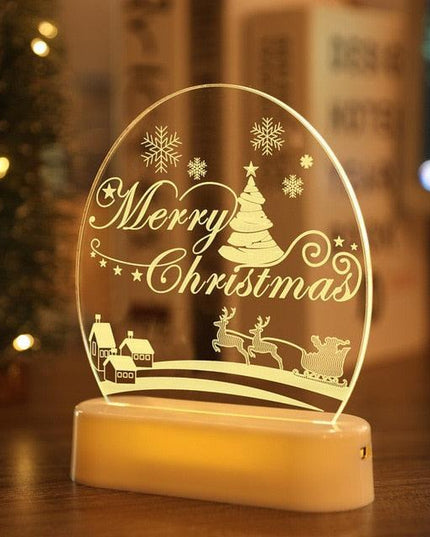 Enchanting 3D Illusion LED Night Light - Illuminate Your Space with Wonder