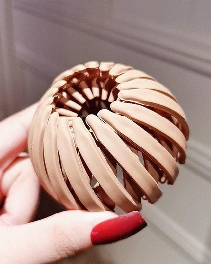 Chic Crystal Nest Hair Claw for Effortless Style