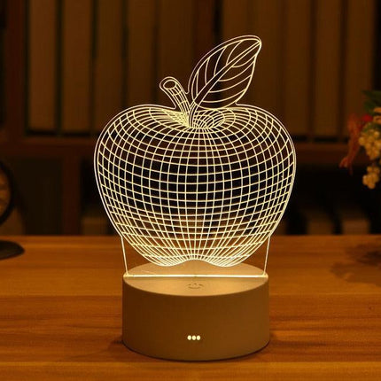 Enchanting 3D Illusion LED Night Light - Illuminate Your Space with Wonder