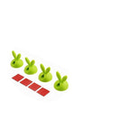 4pcs rabbit green