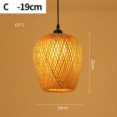 Handmade Rattan Chandelier with Straw Hat Design - Rustic Elegance for Cozy Ambiance