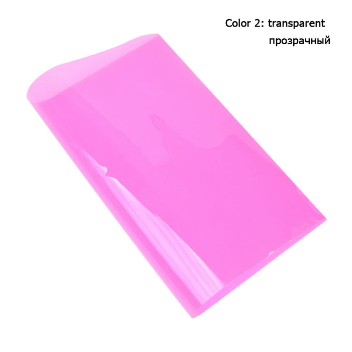 Candy Jelly Transparent Shiny Vinyl Sheets: Elegant DIY Fabric Kit for Chic Creations