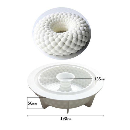Versatile Circular Silicone Mold for DIY Candles and Treats