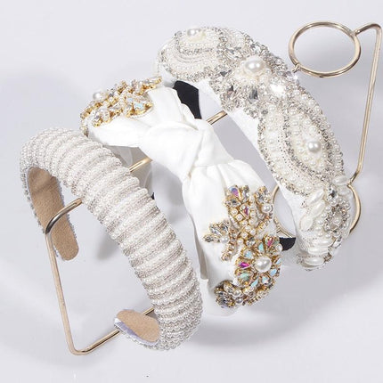 Botanica Sparkling Rhinestone Hair Hoops: Glamorous Accessories for Trendsetting Women and Teens