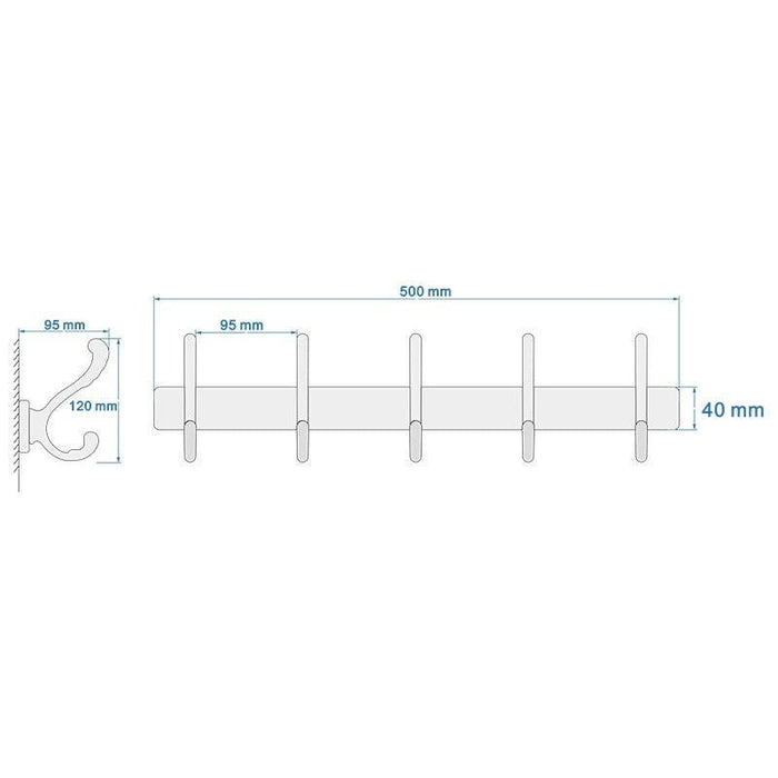 Opulent Botanical Antique Brass Towel Rack