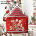 Whimsical Gnome-Themed Christmas Chair Cover - Festive Home Accent