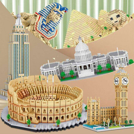 World Landmarks Exploration Building Blocks Set - 5594PCS Creative Educational Toy for Kids
