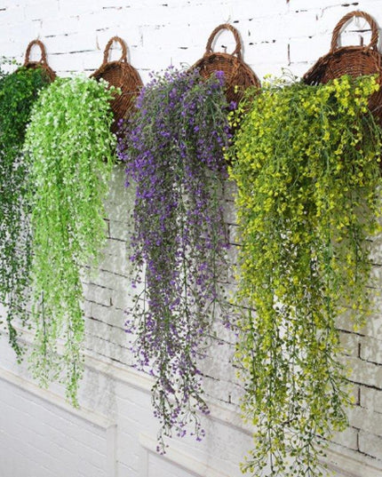 Lifelike Hanging Floral Arrangement for Home and Garden Decor