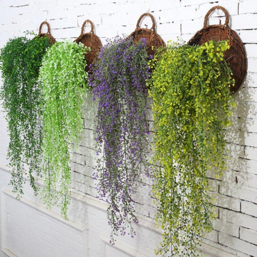 Transform Your Living Space with Lifelike Artificial Hanging Flower Plant