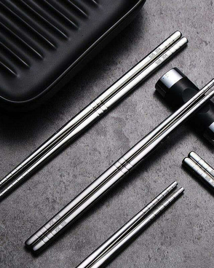 Sophisticated Stainless Steel Chopstick Collection: Enhance Your Dining Experience