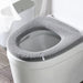 Winter Haven Toilet Seat Cover with Handle - Soft and Washable Closestool Mat
