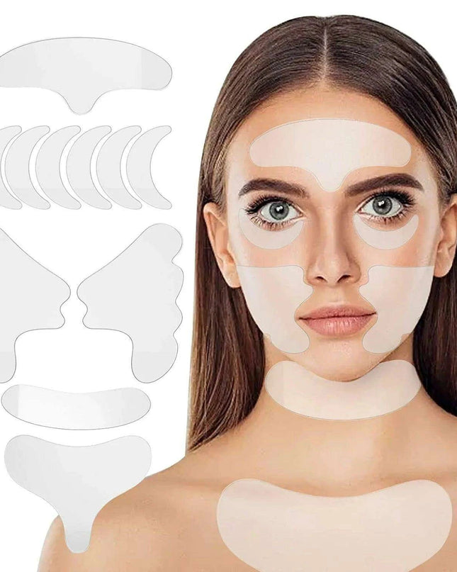 Silicone Anti-Wrinkle Patch Set for Ultimate Youthful Skin Revitalization