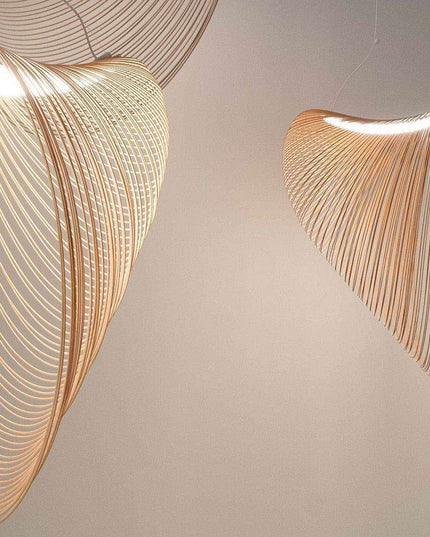 Nordic Inspired Wooden LED Pendant Lights: Illuminate Your Space with Modern Elegance