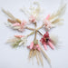 Hydrangea and Pampas Grass Preserved Flower Bouquet Set - 6 Colorful Mini Packs