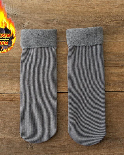 Elegant Cashmere Blend Women's Winter Socks Inspired by Japanese Style