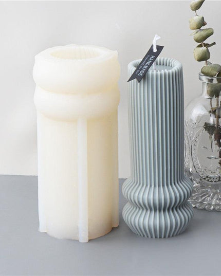 Chic Striped Geometry Silicone Mold for Elegant Crafting